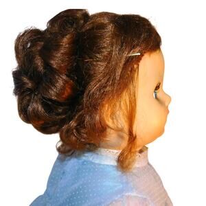 22" Vintage Walker Doll By Eegee Beautiful Vintage Dress